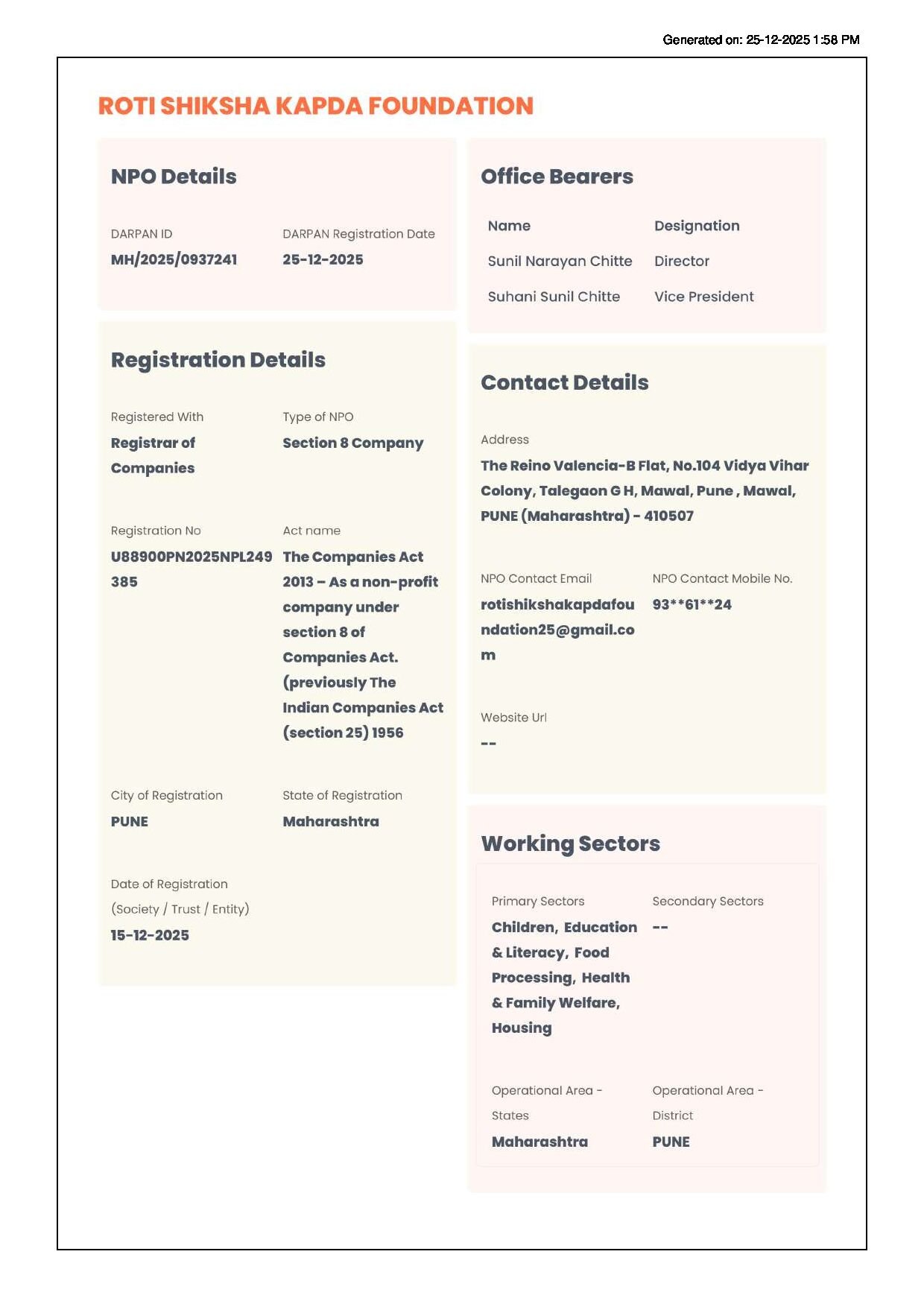 PDF Certificate